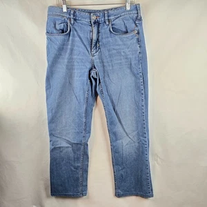 Tommy Bahama Jeans Mens 34x32 Blue Relaxed Fit Stretch Denim Pants Fits 32x28 - Picture 1 of 10