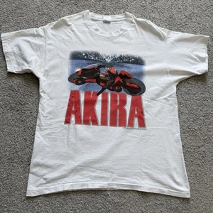 Vintage 90s 1988 Akira Motorcycle Anime Manga Tshirt Sz XL Rare - Picture 1 of 12