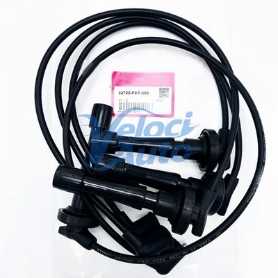 4x For Honda Civic 1992-2000 Civic del Sol 1993-1995 Acura Spark Plug Wire Set - Imagem 1 de 4