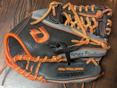 "Guante de béisbol softbol DeMarini Insane 11,5"" para jóvenes/adultos lanzamiento a la derecha" Foto 1 de 4