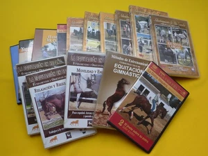 LOTE 16 DVD EQUITACION - Doma - Adiestramiento De Alta Escuela (COMO NUEVAS) - Picture 1 of 1