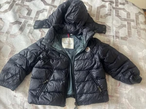 Baby Moncler blaue Jacke Puffer Größe 18/24 Monate - Bild 1 von 11