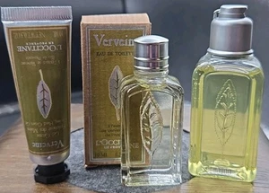 L'Occitane VERVEINE Toilette Splash Mini Perfume Shower Gel, Creme Lotion Travel - Picture 1 of 4