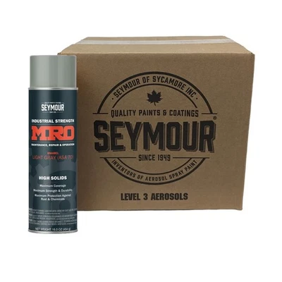 Light Gray (ASA 70) Industrial-Grade High Solids Spray Paint (16 oz) 6 Cans Foto 1 de 4