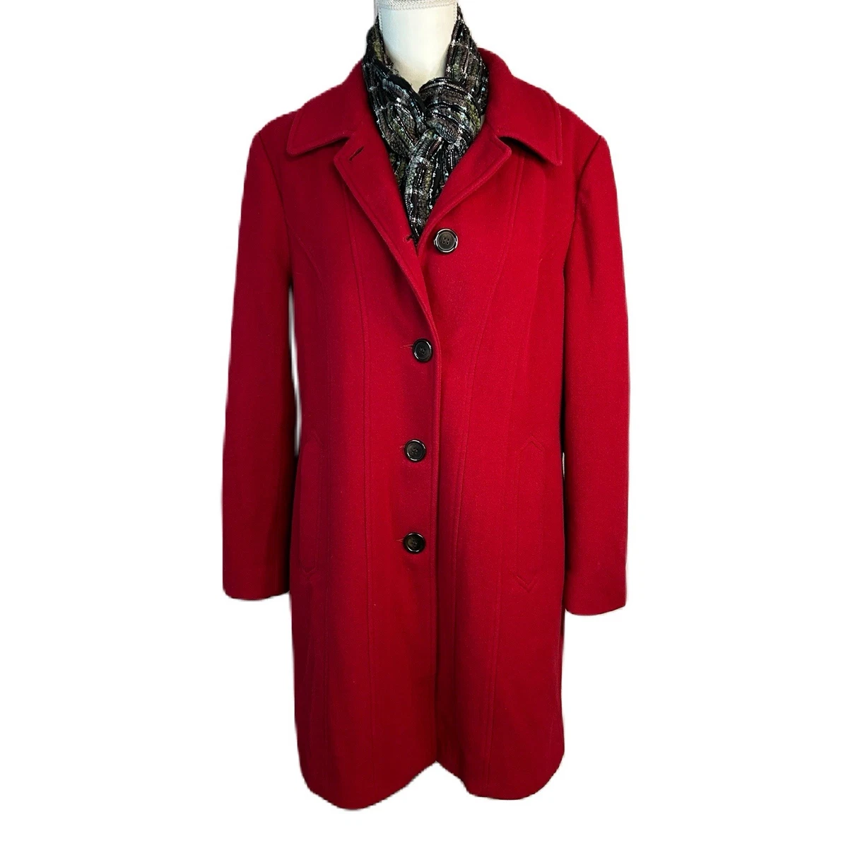 Pea Coat Red Coats, Jackets & Vests for Women for sale - eBay