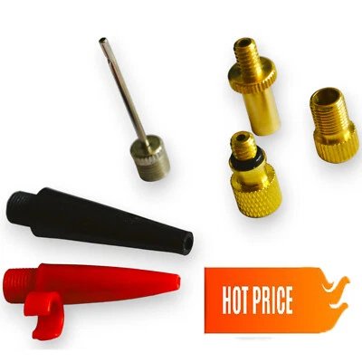 Fahrrad Ventil Adapter Ventiladapter Set SV Sclaverand auf AV Autoventil Dunlop