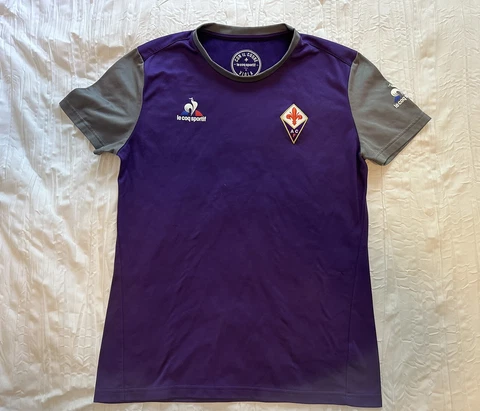 ACF Fiorentina Firenze Soccer Calcio polyester Jersey le coq sportif  Size M Cover