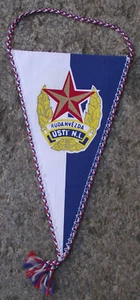 Vintage Ruda Hvezda Usti nad Labem Czech Red Star Boxing Club Pennant Flag - Picture 1 of 2