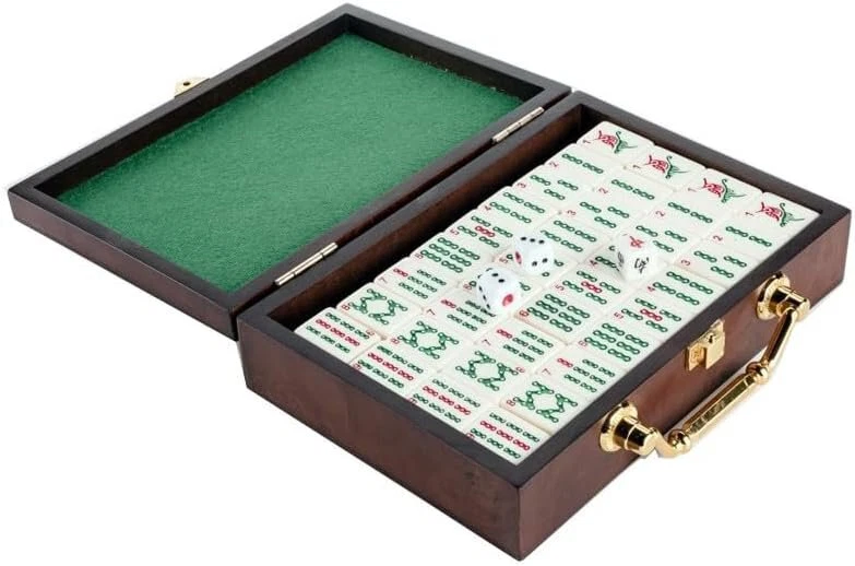 Petit Mahjong Boite Bois FR Loisirs Nouveaux 9080