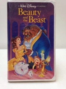 Walt Disney CLASSIC BEAUTY AND THE BEAST VHS Rare 1992 BLACK DIAMOND #1325 Video - Picture 1 of 1