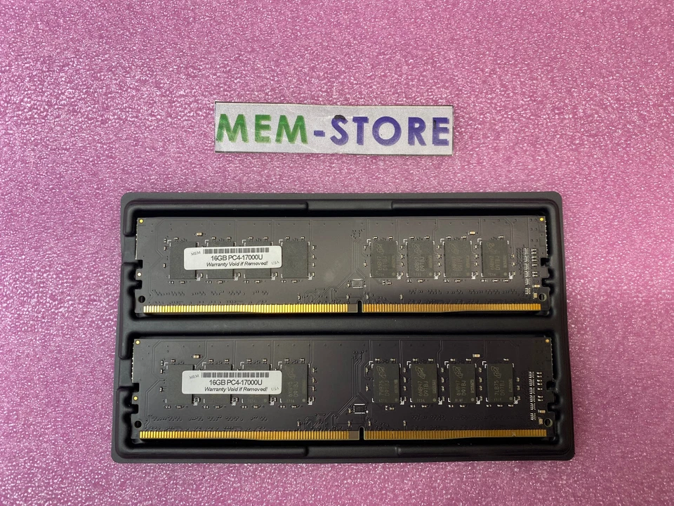 32GB 2x16GB 16-chip UDIMM DDR4 RAM 2133MHz Dell OptiPlex Intel CPU Special price - Image 1 of 1