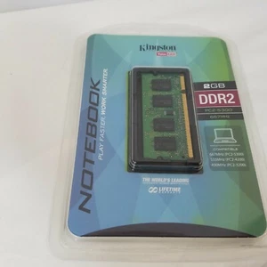 New Kingston NoteBook 2GB DDR2 PC2-5300 667MHz Ram - KVR667D2SO/2GR - Picture 1 of 4