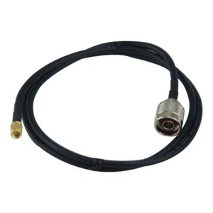 1M CLF200 Low Loss SMA Male to N-Type Male Extension Lead Gold/Nickel Plated - Picture 1 of 2