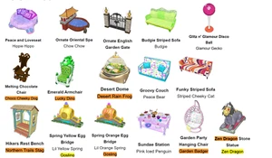 PSI Virtual Miscellaneous Items: Seating, Decor, etc. PICK ONE | Webkinz Classic - Picture 1 of 1