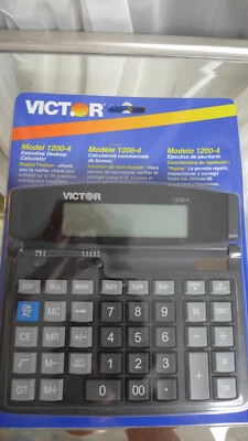 Victor 12004 Business Desktop Calculator 12 Digit LCD Large Display Solar NIP - Image 1 of 4