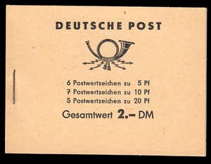 DDR Markenheftchen 3 a 2 **, Fünfjahresplan 1960,oben nicht durchgez. postfrisch - Bild 1 von 2