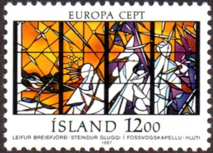 Iceland #Mi665 MNH 1987 Europa CEPT Modern Architecture [639] - Picture 1 of 1