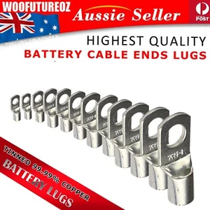 6MM² - 95MM² Marine Electric 4WD Wire Lugs Connectors Battery Cable End Eyelet - Picture 1 of 13