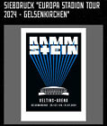 Rammstein Original Siebdruck Poster Gelsenkirchen Europe Stadium Tour 2024 new