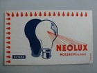 LAMPE AMPOULE NEOLUX MOLSHEIM / BUVARD PUBLICITAIRE  ANCIEN