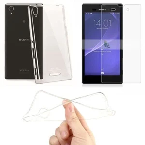 Sony Xperia M2 Aqua Etui na telefon Ochrona Pokrowiec Case Cover Pancerne szkło ochronne - Zdjęcie 1 z 3