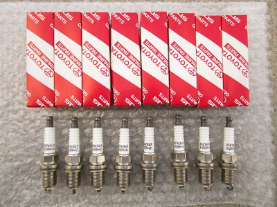FITS: 00 - 04 TOYOTA TUNDRA 4.7L V8 SPARK PLUG QTY 8 OEM BRAND NEW - Image 1 of 4