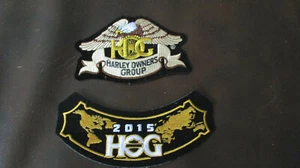 Motorcycle Vest Patches & Pins HOG 2015  (Loc A1) - Picture 1 of 3