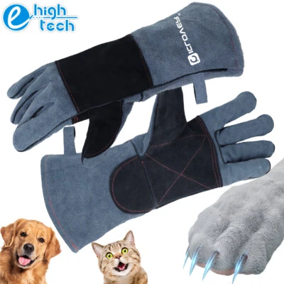 Training Anti-Bite Gloves Animal Handling Chew Protective Gloves Dog Cat Parrot - Image 1 of 4