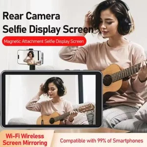 Smartphone Wireless Magnetic Selfie Monitor Screen Rear Sharing Screen Y5Z9 - Zdjęcie 1 z 22