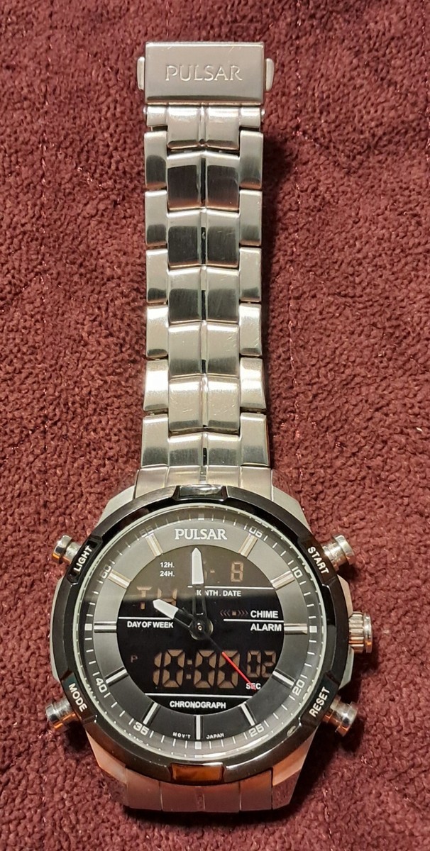 【希少】SEIKO　Pulsar　ビンテージダイバー PULSAR BY SEIKO, CHRONOGRAPH MENS WATCH, TACHYMETER, 7T62