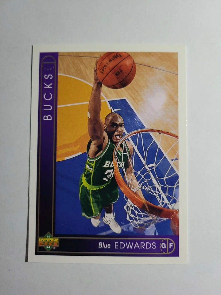 BLUE EDWARDS 1993-94 UPPER DECK BASKETBALL CARD # 61 D6683 - Image 1 of 1