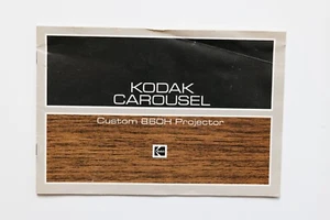 Kodak Carousel Custom 860H Slide Projector Manual Original - Picture 1 of 3