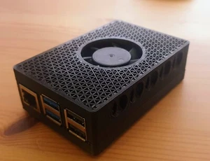 Raspberry Pi 5 Case & Cooling Kit including Fan & Heatsink Pi5 - Picture 1 of 5