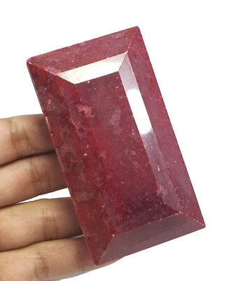 1483Ct Natural Mozambique Pigeon Blood Red Ruby Baguette Cut Huge Loose Gemstone - Image 1 of 4