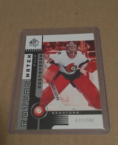 2021-22 SP Authentic Retro Future Watch Filip Gustavsson /900 senators - Picture 1 of 2
