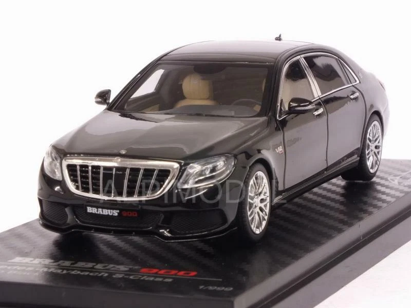 Brabus 900 Mercedes Maybach S-Class 2016 Obsidian Black 1:43 ALMOST REAL 460102 - Immagine 1 di 1