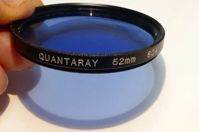 Quantaray 52mm Filter  80A  Blue made in Japan - Image 1 of 4