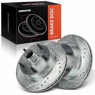 Rotor de freno delantero perforado para Ford E-150 Econoline 1994-2001 F-150 1994-1996 Foto 1 de 4