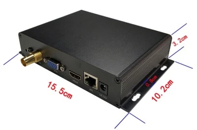 H.265/H.264 4K@30 HTTP HLS RTSP RTMP UDP stream decoder,  SDI HDMI VGA Audio Out - Image 1 of 4