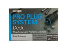 Starborn Industries Pro Plug System PXDC636S275 for Trex Toasted Sand Decking 100 lin ft with Epoxy Screws and Pro Plug Tool (PXDC636S275)