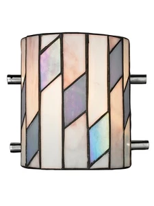 TW13015-P92-Dale Tiffany 7X5.5X7.5  GLACIER Wall Sconce - Picture 1 of 1