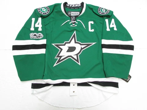 BENN DALLAS STARS AUTHENTIC HOME 100th ANNIVERSARY REEBOK EDGE 2.0 7287 JERSEY Cover