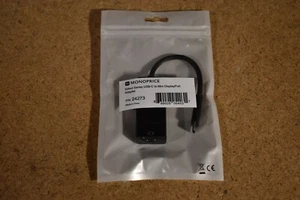 Monoprice USB-C Type C to Mini DisplayPort Adapter P/N 24273 - Picture 1 of 7