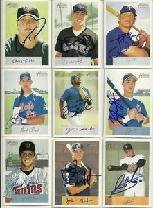 2002 Bowman Heritage JAMES SHANKS Signed Card autograph DODGERS APPLING, GA