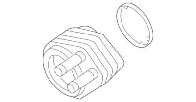 Genuine Ford Explorer 2020-2025- Engine Oil Cooler Assembly-L1MZ-6A642-B - Image 1 of 2