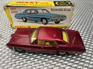Vintage Dinky 173 Pontiac Parisienne car Diecast Model original box Free P&P - Picture 1 of 9