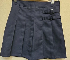 NWOT Girls French Toast Navy Blue Uniform Skirt Skort Size 14 - Picture 1 of 4