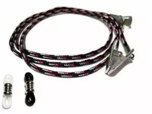 Black and Pink Paracord Eyeglass Holder, PICK SIZE & GRIPS, Glasses Lanyard 335 - Picture 1 of 4