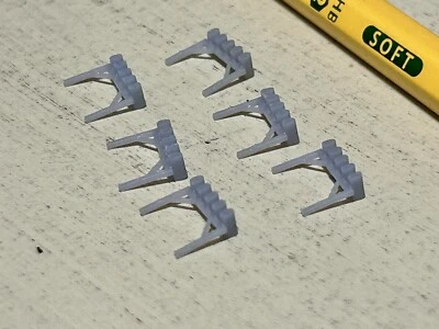 Mail Box Set x6 N 1:160 Scale Diorama Model Train Layout Miniatures Doll - Image 1 of 3