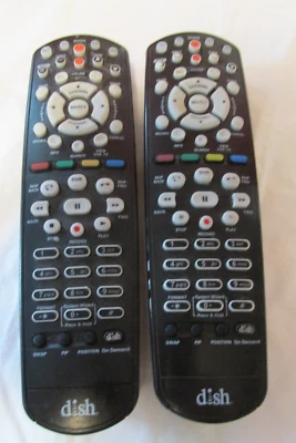 Dish Network 40.0 UHF 2G Satellite Universal Remote 186217 Echostar Juego de 2 Foto 1 de 4
